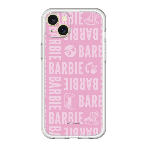 スリムプロテクションプレミアムケース［ Barbie - ロゴパターン3 ］
