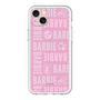 スリムプロテクションプレミアムケース［ Barbie - ロゴパターン3 ］
