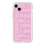 スリムプロテクションプレミアムケース［ Barbie - ロゴパターン3 ］
