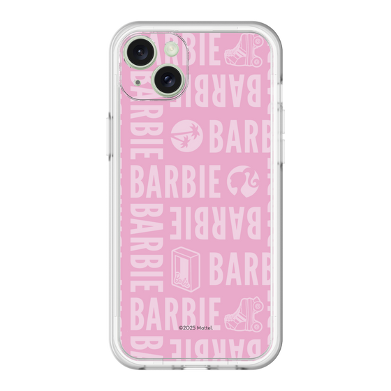 スリムプロテクションプレミアムケース［ Barbie - ロゴパターン3 ］