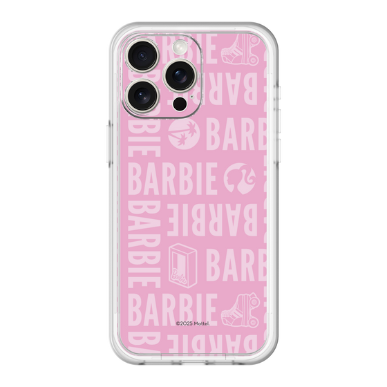スリムプロテクションプレミアムケース［ Barbie - ロゴパターン3 ］