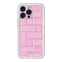 スリムプロテクションプレミアムケース［ Barbie - ロゴパターン3 ］
