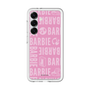 スリムプロテクションプレミアムケース［ Barbie - ロゴパターン3 ］