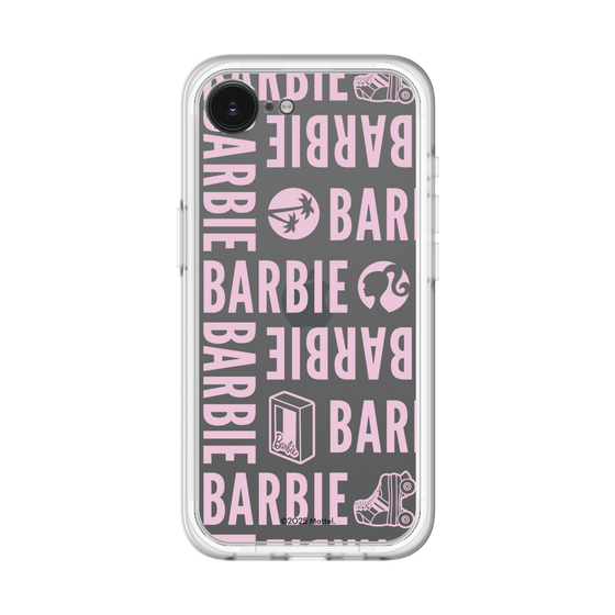 スリムプロテクションプレミアムケース［ Barbie - ロゴパターン3 - クリア ］