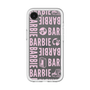 スリムプロテクションプレミアムケース［ Barbie - ロゴパターン3 - クリア ］