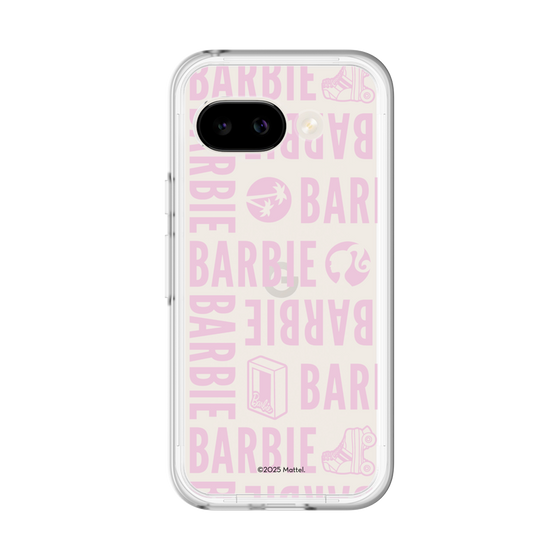 スリムプロテクションプレミアムケース［ Barbie - ロゴパターン3 - クリア ］
