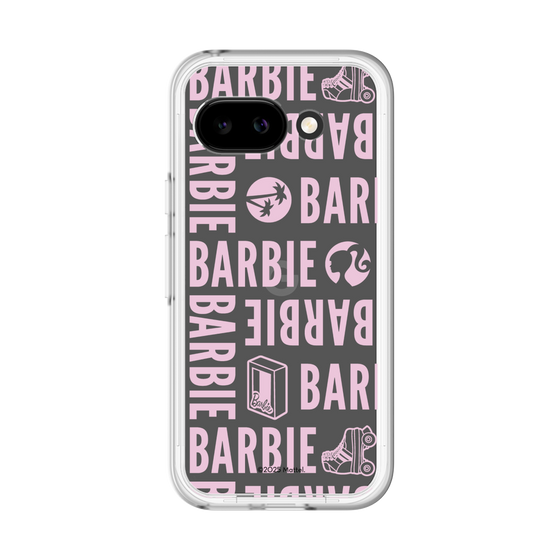 スリムプロテクションプレミアムケース［ Barbie - ロゴパターン3 - クリア ］