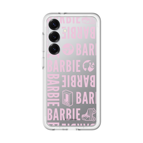 スリムプロテクションプレミアムケース［ Barbie - ロゴパターン3 - クリア ］