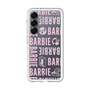 スリムプロテクションプレミアムケース［ Barbie - ロゴパターン3 - クリア ］