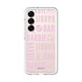 スリムプロテクションプレミアムケース［ Barbie - ロゴパターン3 - クリア ］