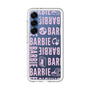 スリムプロテクションプレミアムケース［ Barbie - ロゴパターン3 - クリア ］
