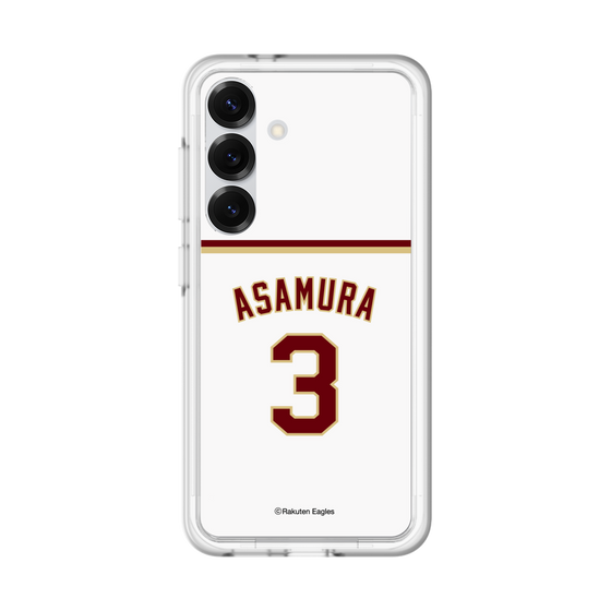 スリムプロテクションプレミアムケース［ 楽天イーグルス - #3 Asamura - ホーム ］