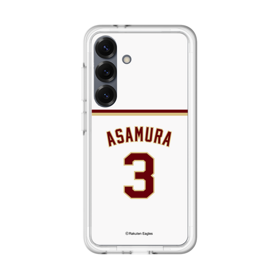 スリムプロテクションプレミアムケース［ 楽天イーグルス - #3 Asamura - ホーム ］