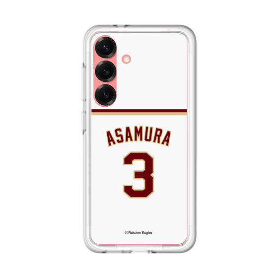スリムプロテクションプレミアムケース［ 楽天イーグルス - #3 Asamura - ホーム ］