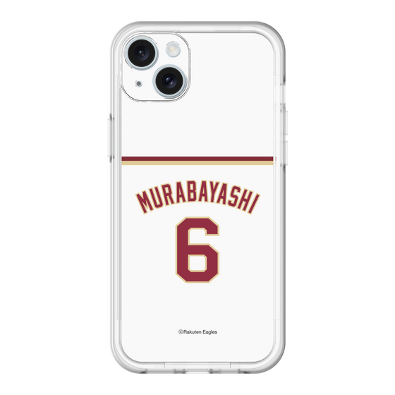 スリムプロテクションプレミアムケース［ 楽天イーグルス - #6 Murabayashi - ホーム ］