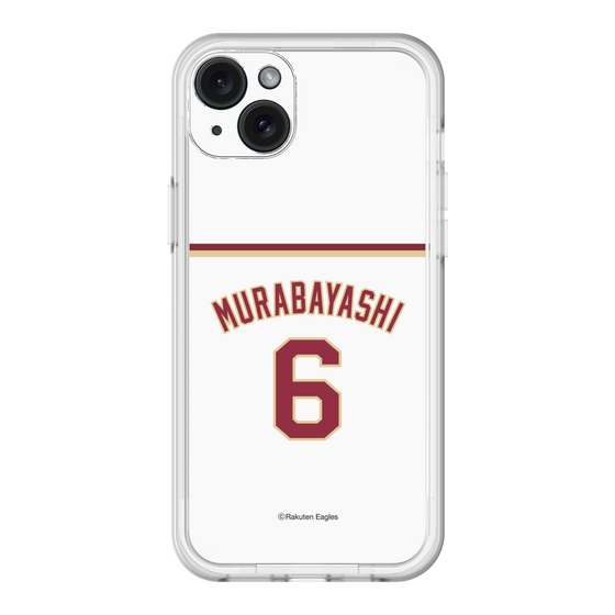 スリムプロテクションプレミアムケース［ 楽天イーグルス - #6 Murabayashi - ホーム ］