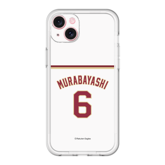 スリムプロテクションプレミアムケース［ 楽天イーグルス - #6 Murabayashi - ホーム ］