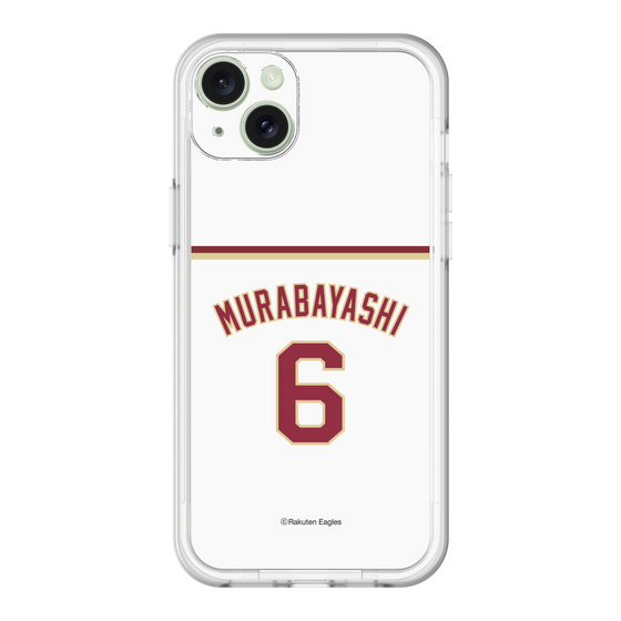 スリムプロテクションプレミアムケース［ 楽天イーグルス - #6 Murabayashi - ホーム ］
