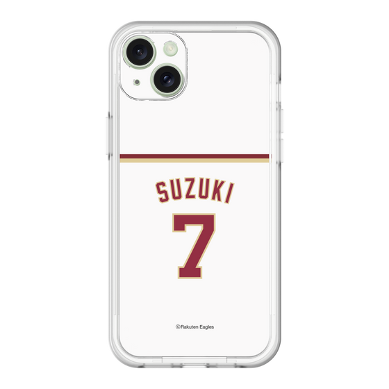 スリムプロテクションプレミアムケース［ 楽天イーグルス - #7 Suzuki - ホーム ］