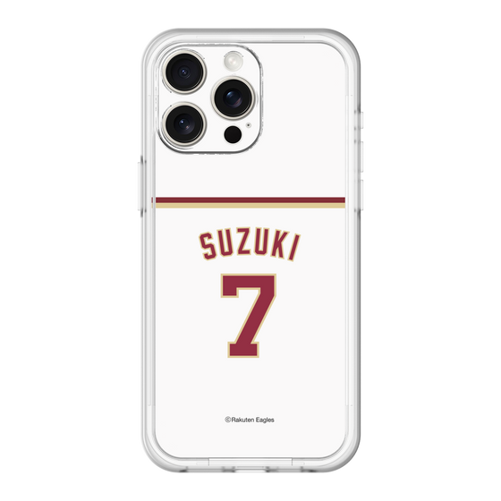 スリムプロテクションプレミアムケース［ 楽天イーグルス - #7 Suzuki - ホーム ］