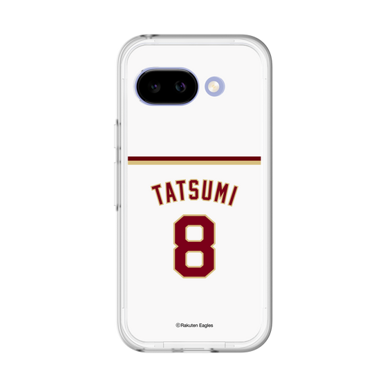 スリムプロテクションプレミアムケース［ 楽天イーグルス - #8 Tatsumi - ホーム ］