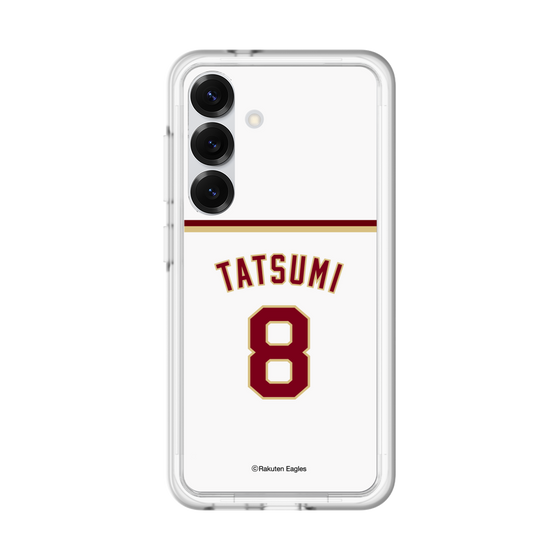 スリムプロテクションプレミアムケース［ 楽天イーグルス - #8 Tatsumi - ホーム ］