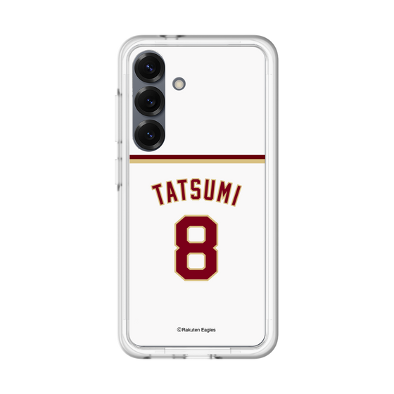 スリムプロテクションプレミアムケース［ 楽天イーグルス - #8 Tatsumi - ホーム ］