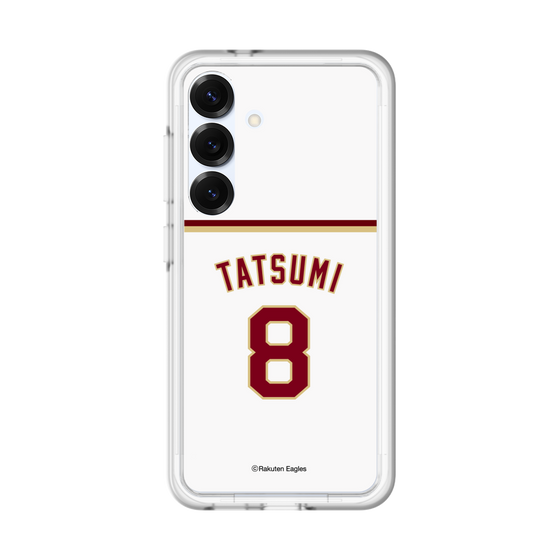 スリムプロテクションプレミアムケース［ 楽天イーグルス - #8 Tatsumi - ホーム ］