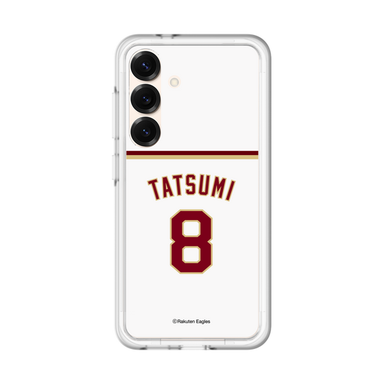 スリムプロテクションプレミアムケース［ 楽天イーグルス - #8 Tatsumi - ホーム ］