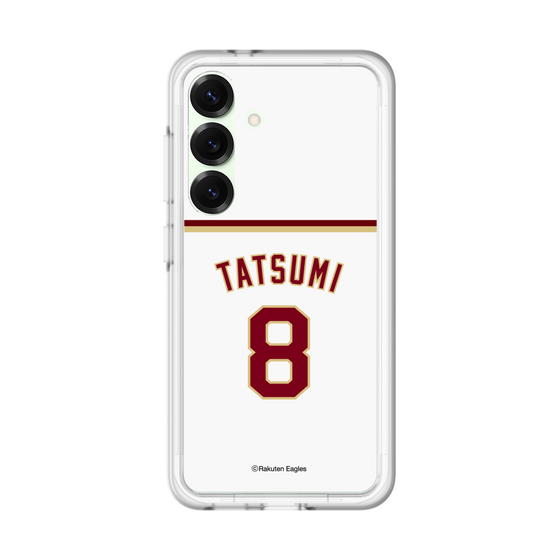 スリムプロテクションプレミアムケース［ 楽天イーグルス - #8 Tatsumi - ホーム ］