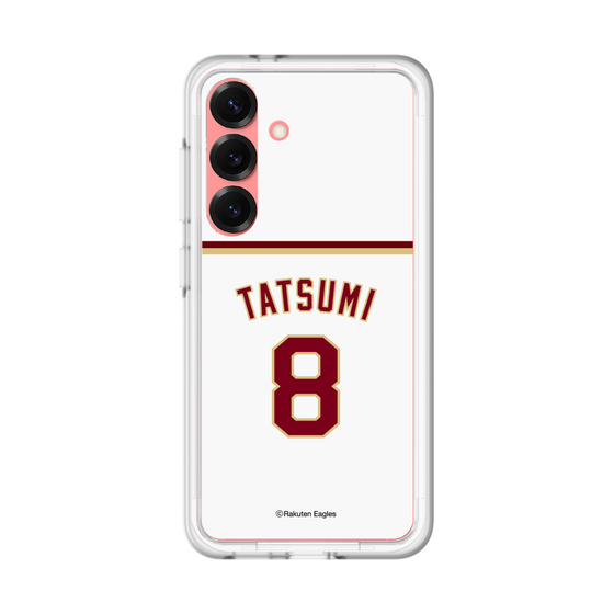 スリムプロテクションプレミアムケース［ 楽天イーグルス - #8 Tatsumi - ホーム ］
