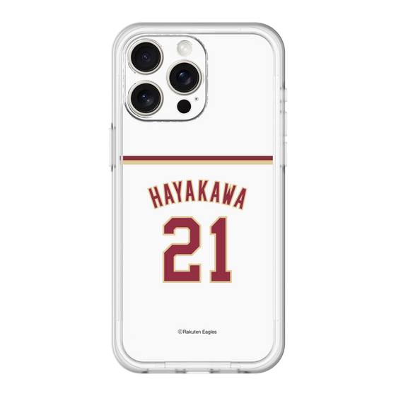 スリムプロテクションプレミアムケース［ 楽天イーグルス - #21 Hayakawa - ホーム ］