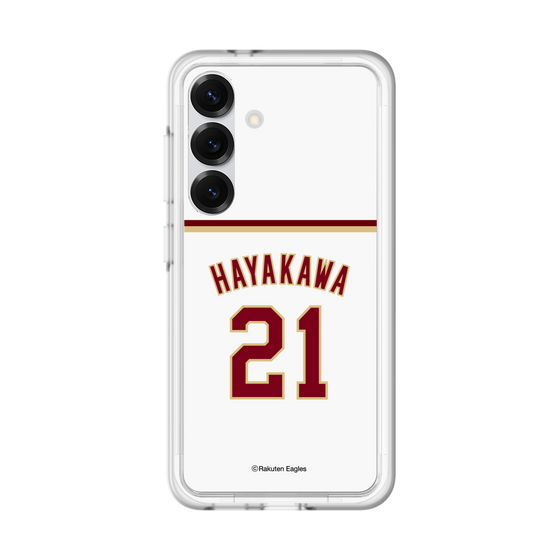 スリムプロテクションプレミアムケース［ 楽天イーグルス - #21 Hayakawa - ホーム ］
