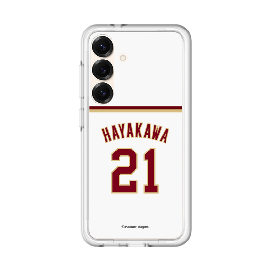 スリムプロテクションプレミアムケース［ 楽天イーグルス - #21 Hayakawa - ホーム ］