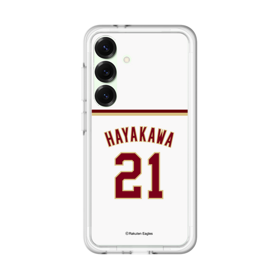 スリムプロテクションプレミアムケース［ 楽天イーグルス - #21 Hayakawa - ホーム ］