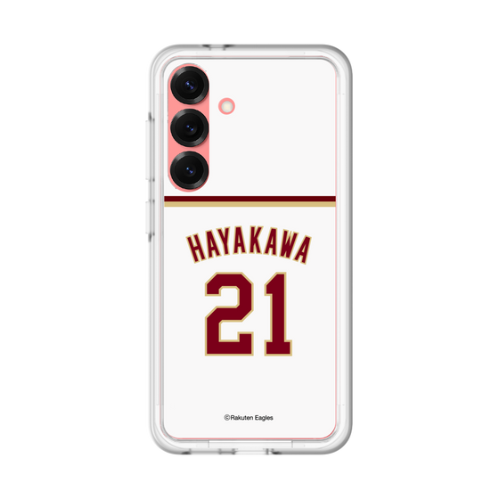 スリムプロテクションプレミアムケース［ 楽天イーグルス - #21 Hayakawa - ホーム ］