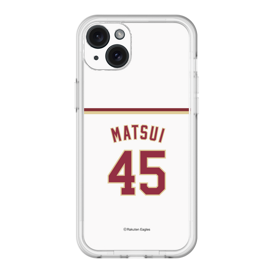 スリムプロテクションプレミアムケース［ 楽天イーグルス - #45 Matsui - ホーム ］