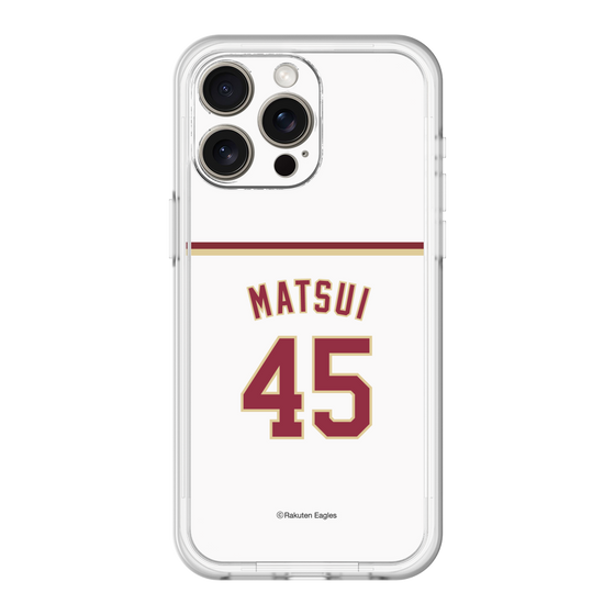 スリムプロテクションプレミアムケース［ 楽天イーグルス - #45 Matsui - ホーム ］