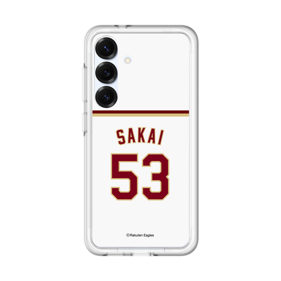 スリムプロテクションプレミアムケース［ 楽天イーグルス - #53 Sakai - ホーム ］