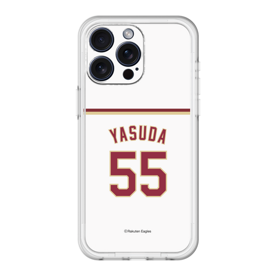 スリムプロテクションプレミアムケース［ 楽天イーグルス - #55 Yasuda - ホーム ］