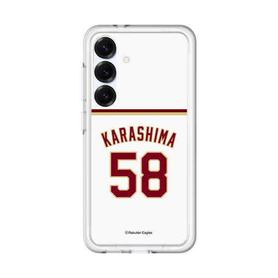 スリムプロテクションプレミアムケース［ 楽天イーグルス - #58 Karashima - ホーム ］