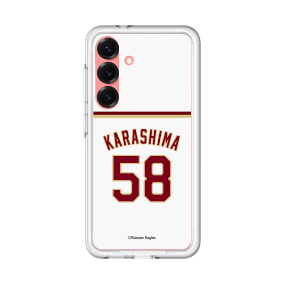 スリムプロテクションプレミアムケース［ 楽天イーグルス - #58 Karashima - ホーム ］