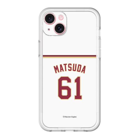 スリムプロテクションプレミアムケース［ 楽天イーグルス - #61 Matsuda - ホーム ］