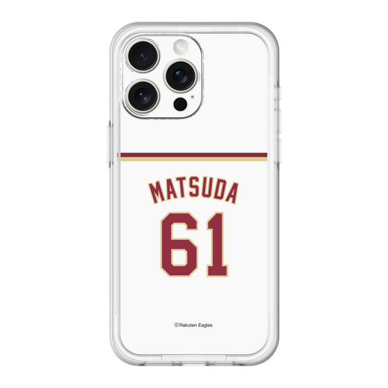 スリムプロテクションプレミアムケース［ 楽天イーグルス - #61 Matsuda - ホーム ］