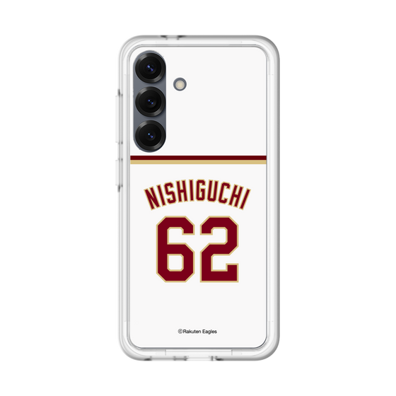 スリムプロテクションプレミアムケース［ 楽天イーグルス - #62 Nishiguchi - ホーム ］