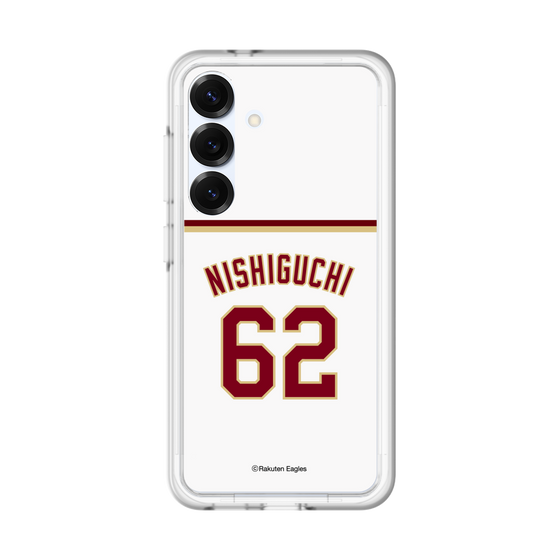 スリムプロテクションプレミアムケース［ 楽天イーグルス - #62 Nishiguchi - ホーム ］