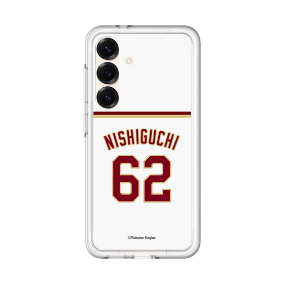 スリムプロテクションプレミアムケース［ 楽天イーグルス - #62 Nishiguchi - ホーム ］
