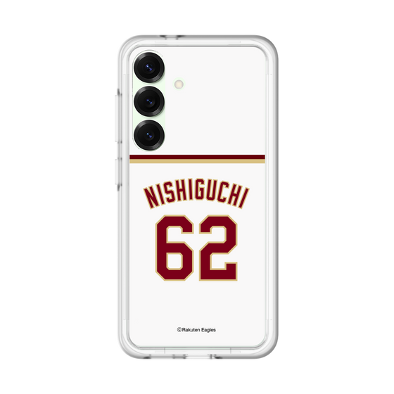 スリムプロテクションプレミアムケース［ 楽天イーグルス - #62 Nishiguchi - ホーム ］