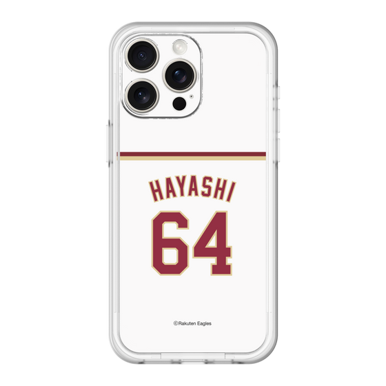 スリムプロテクションプレミアムケース［ 楽天イーグルス - #64 Hayashi - ホーム ］