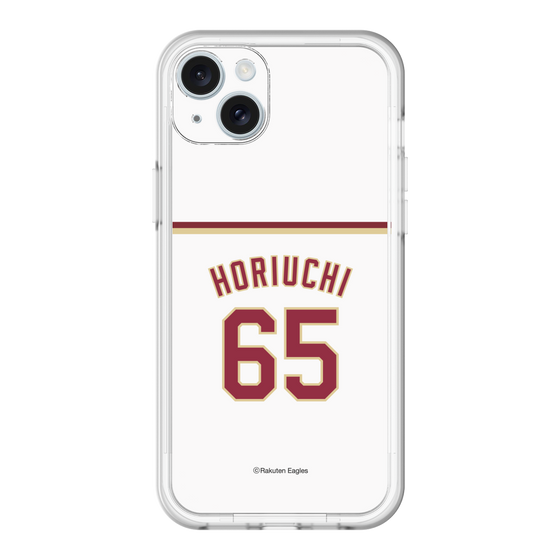 スリムプロテクションプレミアムケース［ 楽天イーグルス - #65 Horiuchi - ホーム ］